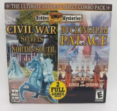 Civil War & Buckingham Palace Hidden Mysteries Combo Pack * PC XP/Vista OSX *NEW - Image 1 of 2