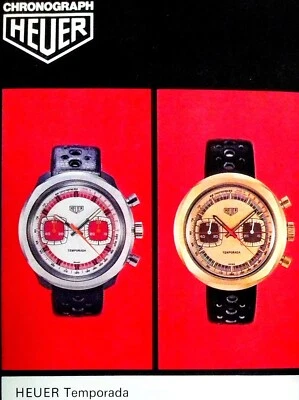 Genuine 19mm CorfaM® Watch Straps for Vintage Heuer Temporada - Photo 1/4