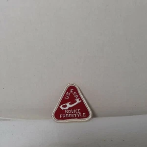 Vintage USFSA United States Figure Skating Association PATCH Novice Freestyle  - Picture 1 of 1