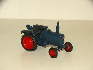 Trattore Bulldog REX Lanz, modello pubblicitario, plastica, come cursore o Hausser - Foto 1 di 11