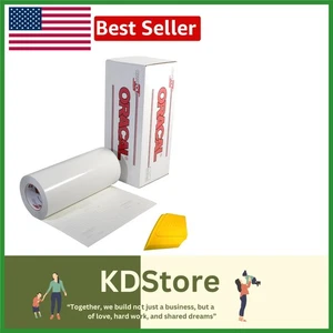 VViViD Clear Transfer Tape Roll 12x50 ft with Squeegee - Picture 1 of 2