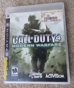 Juego Call Of Duty 4 Modern Warfare PS3 Buen Estado Funciona Muy Bueno Playstation 3 Limpio - Imagen 1 de 5