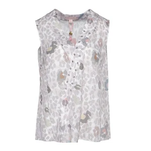 Ted Baker London Women's Top Size 2 Printed V-Neck RN95229 - Picture 1 of 8
