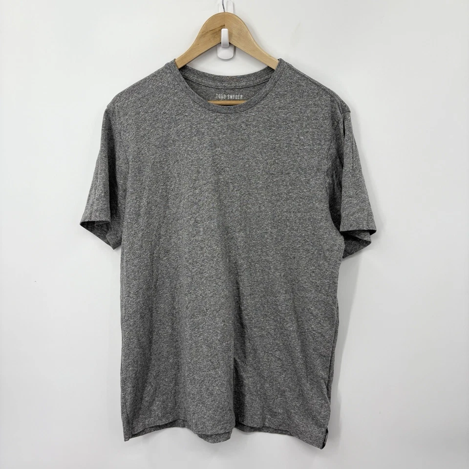 Camiseta Todd Snyder Para Hombre Grande Premium Jersey Manga Corta Lujo Ligera Camiseta Suave Foto 1 de 4