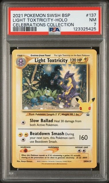 Light Toxtricity SWSH137 SWSH: Sword & Shield Promo Cards Holo - Image 1 of 1