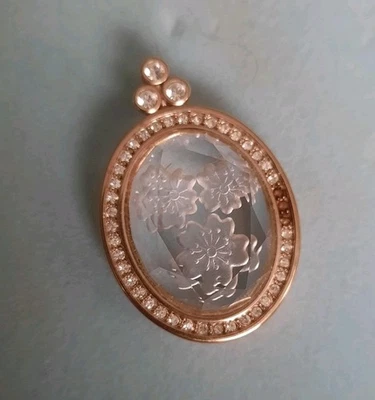 Ovaler Anhänger von Pierre Lang , rosegold, Rarität - Bild 1 von 4