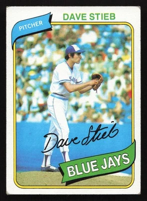 Tarjeta de novato 1980 Topps #77 Dave Stieb RC Toronto Blue Jays Foto 1 de 2