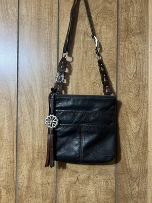 Cartera bandolera de cuero mediana Brighton Foto 1 de 4