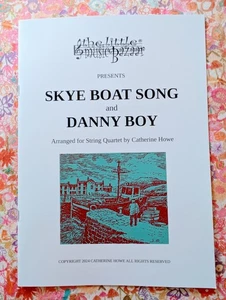 2 Easy Folk Song Arrangements for String Quartet Skye Boat Song and Danny Boy - Picture 1 of 7