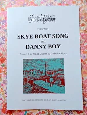 2 Easy Folk Song Arrangements for String Quartet Skye Boat Song and Danny Boy - Image 1 of 4