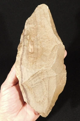 ENORME! Um milhão de anos! Machado de mão Early STONE Age ACHEULEAN Marrocos 1051gr - Imagem 1 de 4