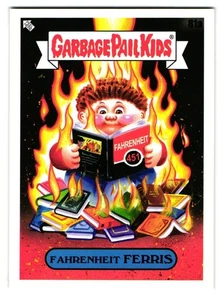 Fahrenheit Ferris 2022 Garbage Pail Kids Book Worms Checklist Sticker - Picture 1 of 2