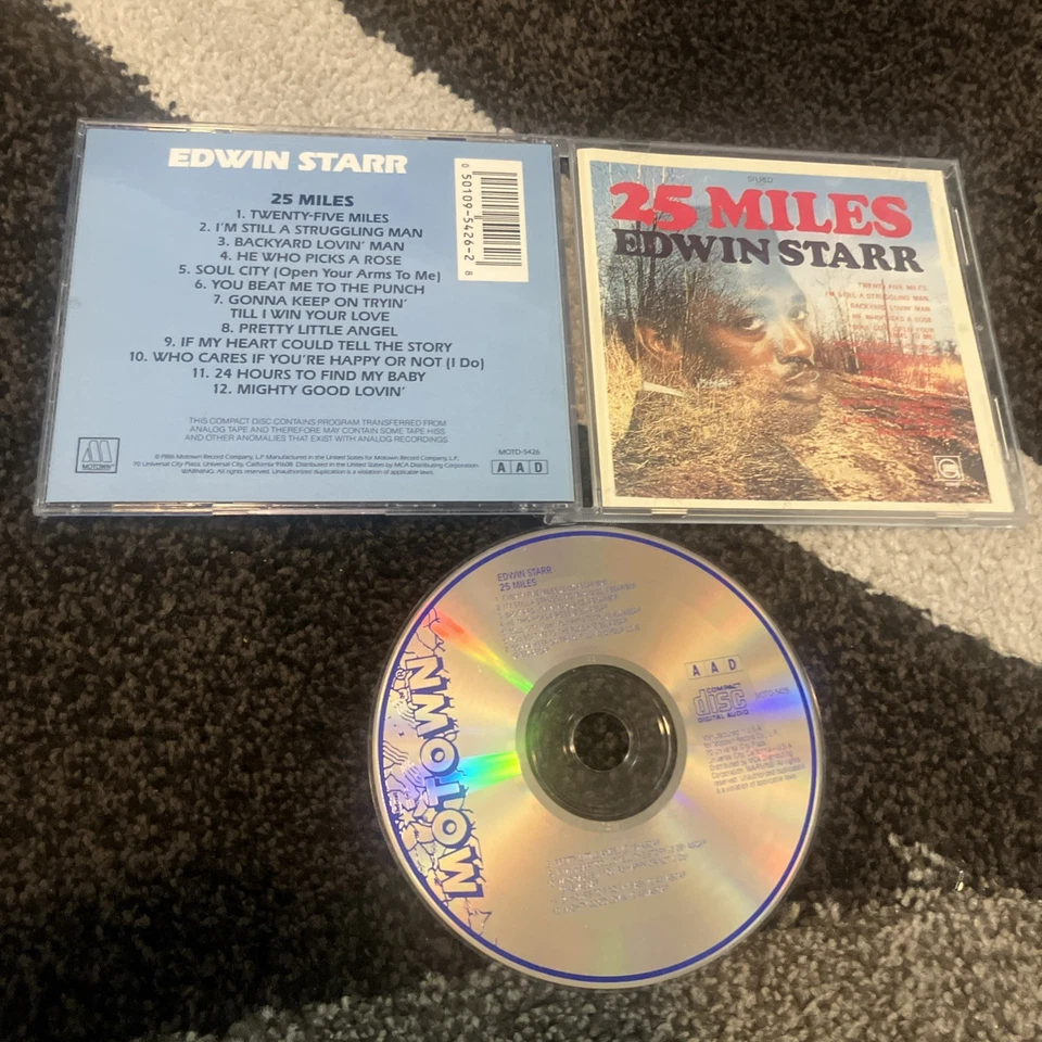EDWIN STARR 25 Miles CD MOTOWN 1986 - Image 1 of 1