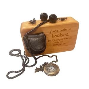 OOAK Gayle Foshee Urban Exposure Studio Purse Alice in Wonderland W/Watch Charm - Bild 1 von 10