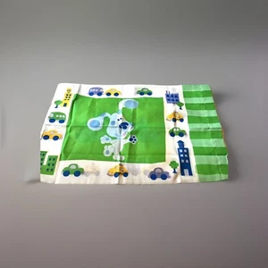 1 New BLUE'S CLUES Standard Sz Pillow CASE DAN RIVER-Reversible-19.5"x31"- 2000 - Picture 1 of 14