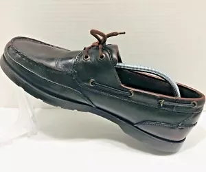 Dockers Tie Loafers Shoes Mens 12M Brown Leather 90-1450 - Picture 1 of 9