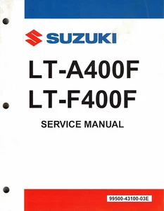 OEM Genuine Suzuki Dealer/Owner's Service/Repair Manual 2014 LT-A/LT-F 400F - Picture 1 of 2