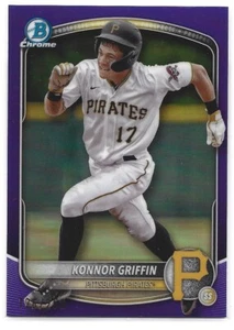 Konnor Griffin - 2025 Bowman Cromo #BCP-86 Viola Rifrattore /250 - Pirati - Foto 1 di 2