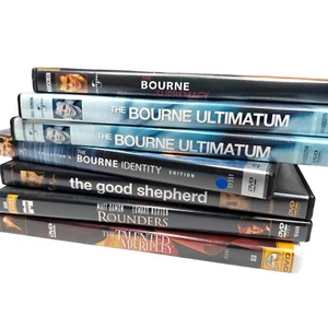 7 Matt Damon DVD Filme: Bourne, Guter Hirte, Rounders, talentierter Mr. Ripley - Bild 1 von 13