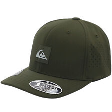 Quiksilver 6 Panel Adjustable Curved Peak Cap Adapted olive green