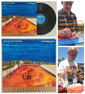 Flea & Chad Smith signed Red Hot Chili Peppers Californication album Vinyl proof - Picture 1 of 5