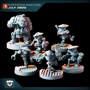 orque et goblin robot  bushi - Picture 1 of 1