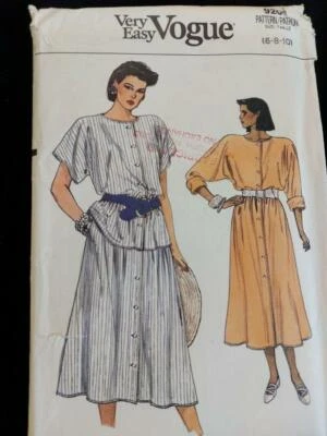 Vogue 9208 Vintage Misses Dress, Skirt & Top Sz 6-10 - Image 1 of 2