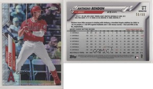 2020 Topps Chrome Update Target Prism Refractor /99 Anthony Rendon #U-1