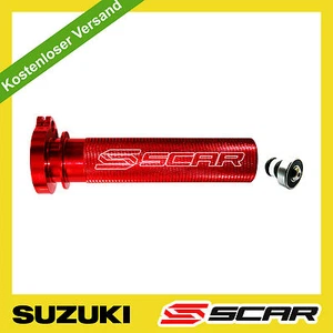 ALU Gasgriff hülse Lager Gasgriffhülse SUZUKI RMZ 250 450 RM-Z250 RM-Z ROT SCAR - Bild 1 von 1