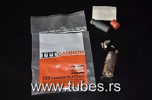 ITT Canon XLR-3-12C NOS Mikrofonanschluss XLR 3 12C (3-polig) Made in USA 1969 - Bild 1 von 12