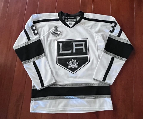 Vintage Reebok Doughty LA KINGS NHL HOCKEY Stanley Cup Finals JERSEY Sz. 50 Cover