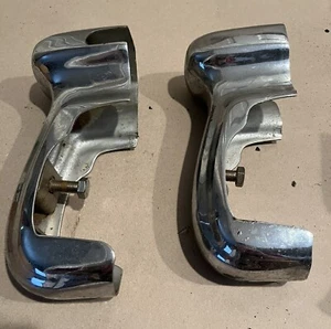 Lincoln Continental 1942-1948 Pair of bumper guards or ends original - Foto 1 di 4