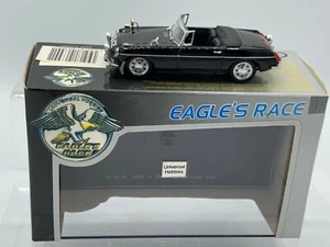 Universal Hobbies 1:43 Black British MGB MKII Convertible Police Car #1065 - Picture 1 of 5