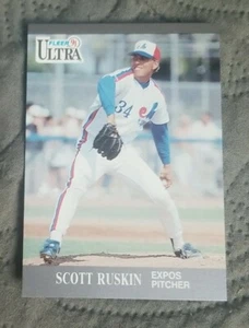 1991 Ultra Montreal Expos Baseball Card #209 Scott Ruskin - Picture 1 of 2