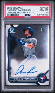2022 Bowman Chrome #CPADP Damiano Palmegiani Auto RC (Blue Jays) PSA 10 - Picture 1 of 2
