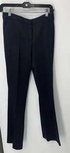Versace black wool blend flat front straight leg dress pants NWT sz 40 - Picture 1 of 5