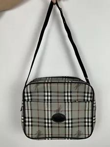 Vintage 90er Burberrys Tasche Burberry Weekend Reisetasche Nova Check Messenger - Bild 1 von 12