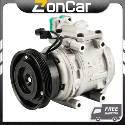 Nuevo compresor de aire acondicionado con embrague para 2005 2006 2007 KIA SPORTAGE 2,0 L DOHC L4 Foto 1 de 4