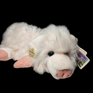 80s Vintage Ganz Bros Heritage Collection Googles Pig Pink 19" Plush With Tags - Picture 1 of 12