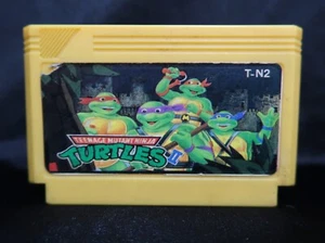 👽Teenage Mutant Ninja Turtles 2 - Famiclone Famicom Pegasus Nes Cartridge - Picture 1 of 3