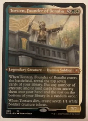Torsten, Founder of Benalia Foil Etched - Mythic - CMDR: Dominaria United MTG - Image 1 of 2