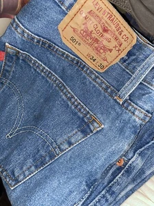 Vintage USA Levis 501xx Denim Jeans Größe 34X30 (32X29) Made in 1994 501 - Bild 1 von 7