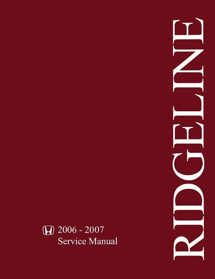 Honda Ridgeline 2006 2007 manual de reparación de taller Foto 1 de 1