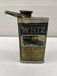Whiz Neatsfoot frizione e cintura composta anni '20 R. M. Hollingsheads 12 once lattina vintage - Foto 1 di 6