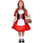 Karnival Storybook Little Red Riding Hood Girl's Fancy Dress Costume