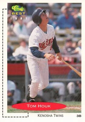 1991 Classic Best # 351 Tom Houk Kenosha Twins - Image 1 of 2