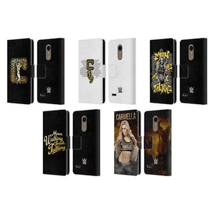 OFFICIAL WWE CARMELLA LEATHER BOOK WALLET CASE COVER FOR LG PHONES 1 - Picture 1 of 7