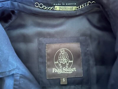 Vintage Trench Coat Paul Stuart Size S Made in Austria with woolen zipped lining - Image 1 of 4