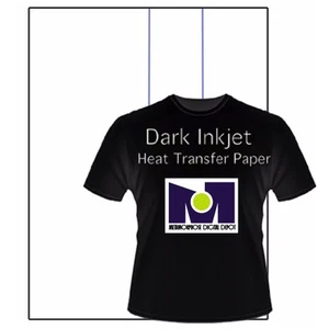 Heat Transfer Paper/Inkjet Printer Dark/t shirt iron on Heat press 8.5"x11" 25Sh - Picture 1 of 9