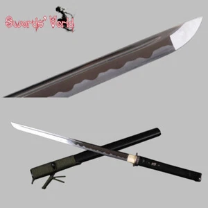 Japanese samurai ninja sword carbon steel practical wakizashi sharp full tang - Picture 1 of 12